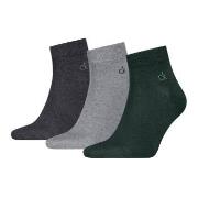 Calvin Klein Strumpor 3P Classic Quarter Socks For Men Flerfärgad-2 St...