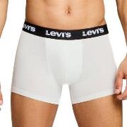 Levis Kalsonger 2P Repeat Logo Boxer Brief Vit bomull Large Herr