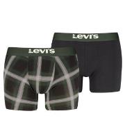 Levis Kalsonger 2P Argyle Check Boxer Grön bomull X-Large Herr