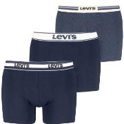Levis Kalsonger 3P Gift Icon Combi Boxer Marin bomull Large Herr