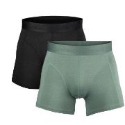 Salming Kalsonger 2P Boxer Briefs Svart/Grön XX-Large Herr