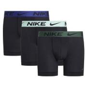 Nike Kalsonger 6P Everyday Essentials Micro Boxer Brief Svart/Grön pol...