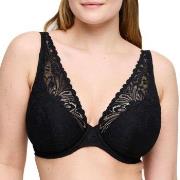 PrimaDonna BH Rupi Half Padded Plunge Bra Svart G 75 Dam