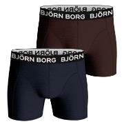 Bjorn Borg Bamboo Cotton Blend Boxer Kalsonger 2P Blå/Brun Medium Herr