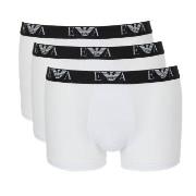 Armani Stretch Jersey Boxer With Logo Kalsonger 3P Vit bomull XX-Large...