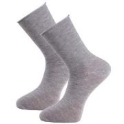 Trofe Bamboo Loose Socks Strumpor 3P Grå Strl 39/42 Dam