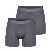 Bread and Boxers Active Boxer Brief Kalsonger 2P Grå polyester Large H...