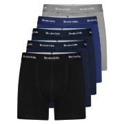 Resteröds Kalsonger 5P Kalle Bamboo Boxer Svart/Blå Small Herr