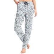 Calida Favourites Tiles Pyjama Trousers Vit/Blå bomull Small Dam