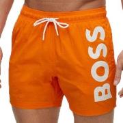 BOSS Badbyxor Octopus Swimshort Orange polyamid Medium Herr
