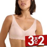 Sloggi BH ZERO Feel Bliss Soft Bra Ljusrosa Small Dam