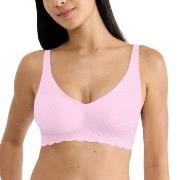 Sloggi BH ZERO Feel Bliss Soft Bra Rosa L+ Dam