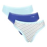 Sloggi Trosor 3P GO Crush High Leg Briefs Blå Mönstrad bomull X-Large ...