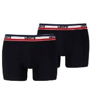 Levis Kalsonger 2P Sportswear Logo Base Boxer Svart bomull XX-Large He...