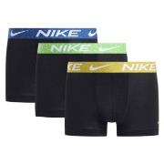 Nike Kalsonger 3P Everyday Essentials Micro Trunks Svart/Grön nylon Me...