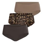 Björn Borg Trosor 3P Invisible Hipster Brun mönstrad Large Dam