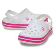 Crocs Crocband Clog Toddler Rosa/Vit US C6 (EU 22-23) Barn