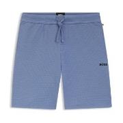 BOSS Waffle Nightwear Shorts Himmelsblå Medium Herr
