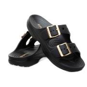 Crocs Saturday Metallic Buckle Sandal Svart ej Spec US W8 (EU 38-39) D...