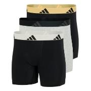 adidas Kalsonger 3P Active Flex Cotton Boxer Brief Grå/Svart bomull XX...
