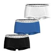 Björn Borg Trosor 3P Logo Boxers Shorts Svart/Blå bomull Large Dam