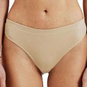 Bread and Boxers Cotton Thong Trosor 2P Beige ekologisk bomull X-Small...