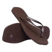 Havaianas Slim Square Mörkbrun Strl 35/36 Dam