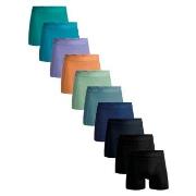 Muchachomalo Kalsonger 10P Solid Cotton Boxers Blandad Färg bomull X-L...