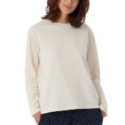 Schiesser Women Mix and Relax Long Sleeved Shirt Creme bomull 48 Dam