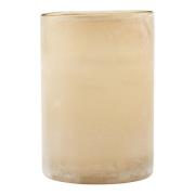 House Doctor - Mist Ljushållare Glas 19,5 cm Ljusbrun