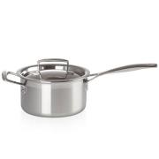 Le Creuset - 3-Ply Kastrull med lock 16 cm 1,9 L