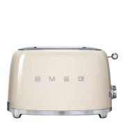 Smeg - Smeg Brödrost 2 skivor TSF01 Creme