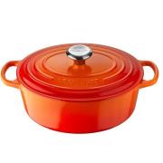 Le Creuset - Signature Gjutjärnsgryta oval 27 cm 4,1 L volcanic