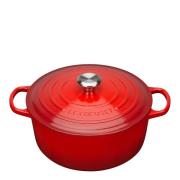 Le Creuset - Signature Gjutjärnsgryta rund 28 cm 6,7 L Cerise