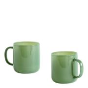 HAY - Sowden Borosilikat Mugg 30 cl 2-pack Jade Green