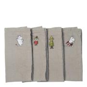 Pluto Design - Mumin Servett 45x45 cm 4-pack Beige