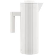 Alessi - Plissé Termoskanna 1 L Vit