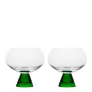 ByOn - Indy Glas 2-pack 24 cl Grön