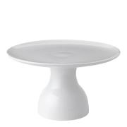 Royal Copenhagen - White Fluted Tallrik på fot 20 cm Vit