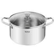 Tefal - Cook Eat Gryta 20 cm M/Lock Rostfritt Stål