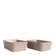 Sagaform - Flora Ugnsformar 12 cm 2-pack Beige