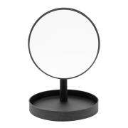 Wirew - Magnify Mirror Bordsspegel med bricka 25 cm Mörk Ek