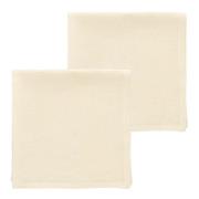 Södahl - Pure Linen Tygservett 45x45 cm 2-pack Ecru