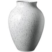 Knabstrup Keramik - Vas 27 cm Vit/Grå