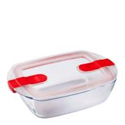 Pyrex - Cook & Heat Ugnsform med Lock 23x15x6 cm