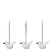 iittala - Oiva Toikka glasfåglar mini 3-pack vit