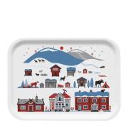 Citronelles - Scandinavian Mountains frukostbricka 27x20 cm winter mou...