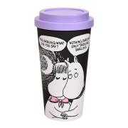 Nordicbuddies - Mumin take away-mugg 45 cl Mumin och Snorkfröken in lo...