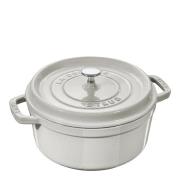 Staub - Gryta 6,7 L rund White Truffle