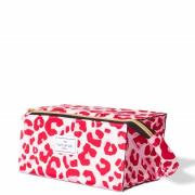 The Flat Lay Co. Open Flat Box Bag - Pink Leopard